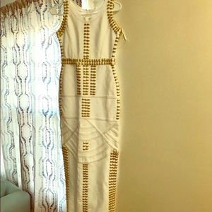 White Bodycon Ankle Dress